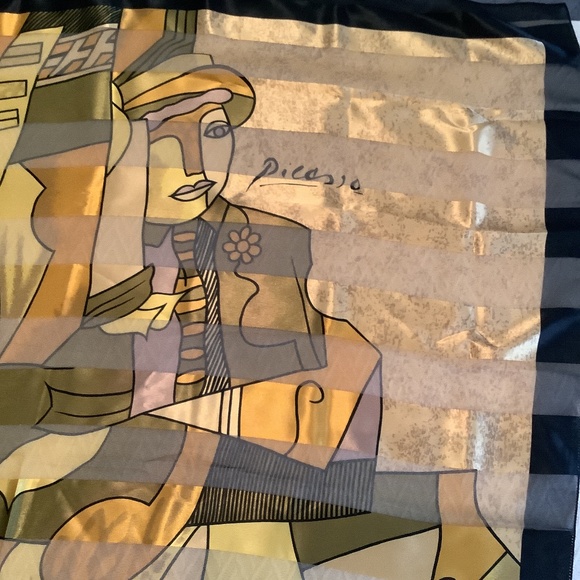 Accessories - Picasso Art Scarf. 40" Square